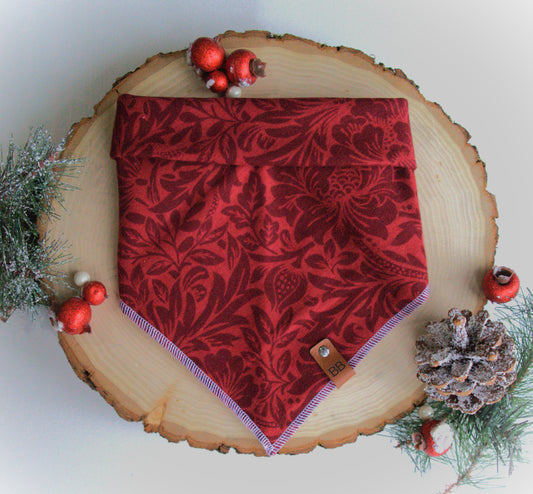 Poinsettia Bandana