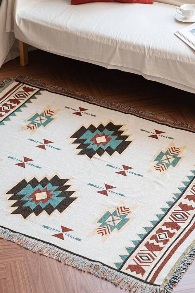 Aztec Tribal Blanket Camping Rugs