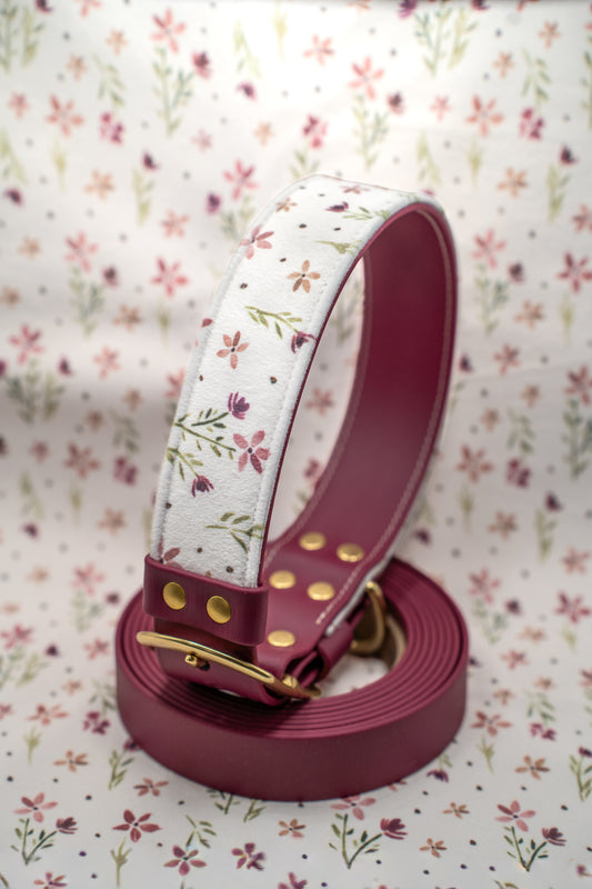 Merlot Velvet Collar
