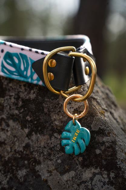 Monstera Velvet Collar