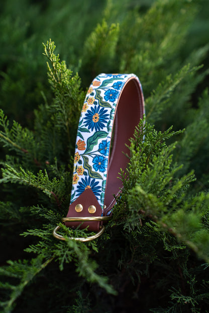 Morning Glory Velvet Collar