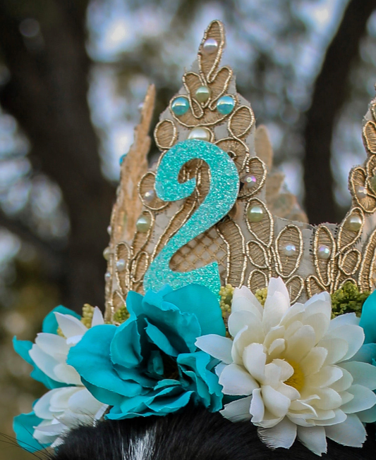 Birthday Flower Crown Numbers