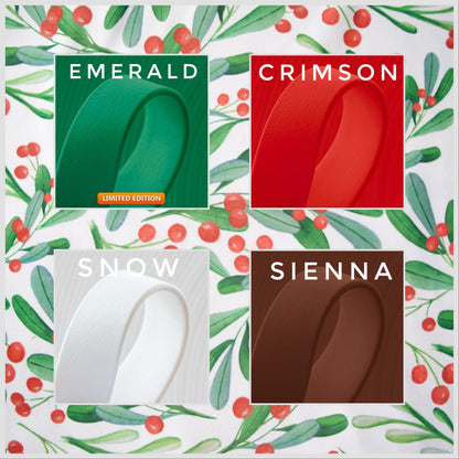 Frosted Cranberry Velvet Collar