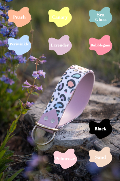 Pastel Panther Velvet Collar
