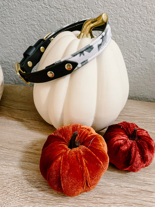 Bats Velvet Collar